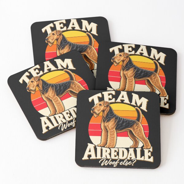 Item preview, Airedale Terrier Team – Proud Airedale Terrier Dog Lover and Breed Enthusiast designed and sold by Trendably.
