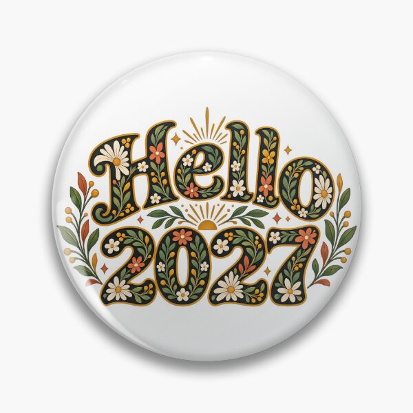 Item preview, Hello 2027 Happy New Year Celebration Cheer Design designed and sold by FuzionRaptor.