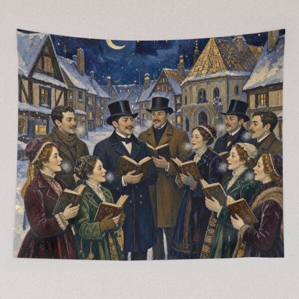 Item preview,  Village Christmas Carolers  designed and sold by TheDarkWardrobe.