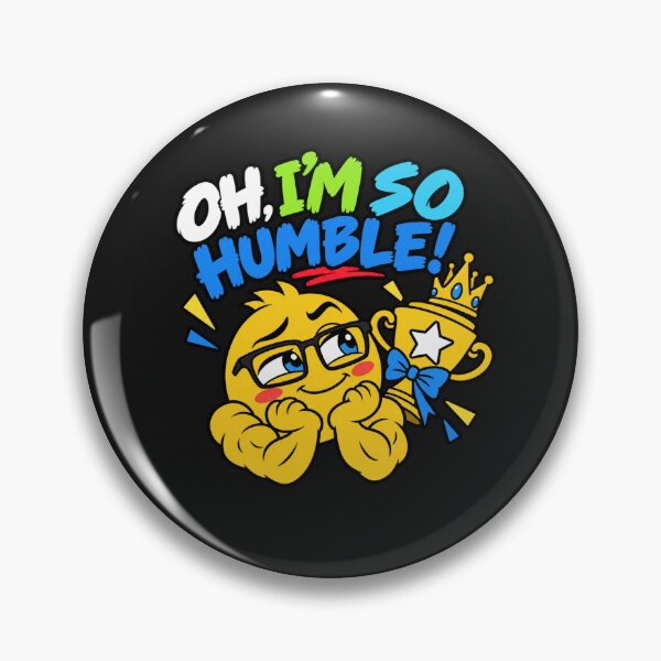 Item preview, Oh I’m So Humble – Funny Muscle Smiley designed and sold by Aimetoi.