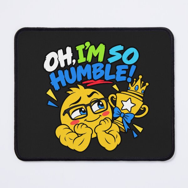 Item preview, Oh I’m So Humble – Funny Muscle Smiley designed and sold by Aimetoi.