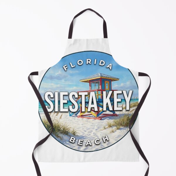 Item preview, Insignia redonda de la torre de salvavidas de Siesta Key, Florida designed and sold by DetourDgn.