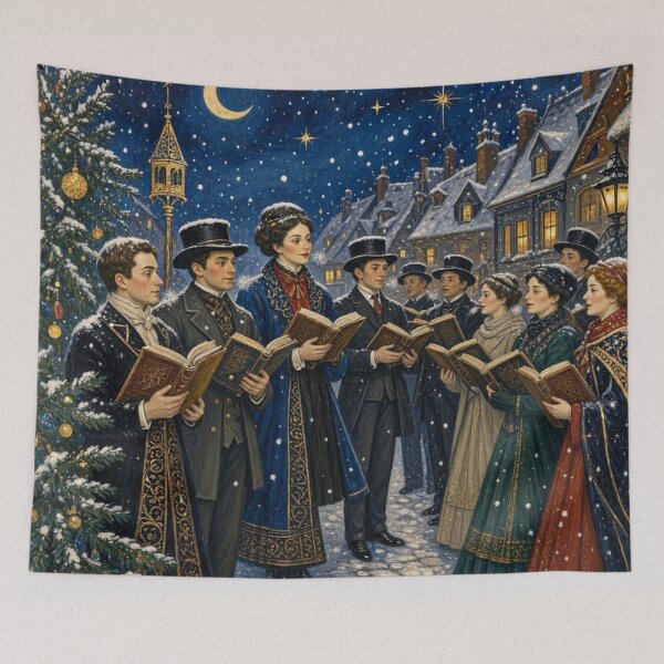 Item preview, Village Christmas Carolers  designed and sold by TheDarkWardrobe.