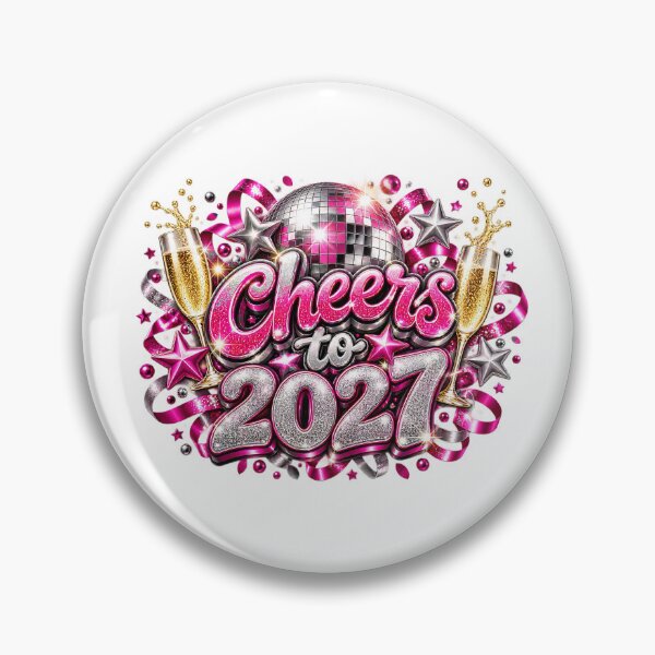 Item preview, Cheers to 2027 Happy New Year Celebration Design designed and sold by FuzionRaptor.