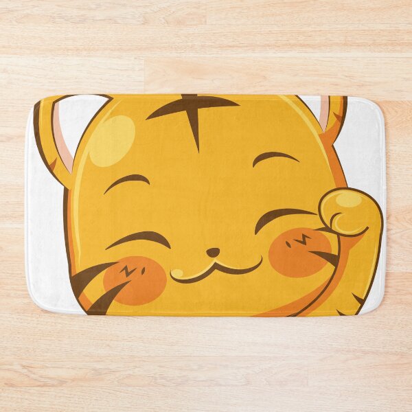 Item preview, Cute Winking Orange Tiger – Kawaii Happy Baby Tiger Cartoon designed and sold by mumeaw.