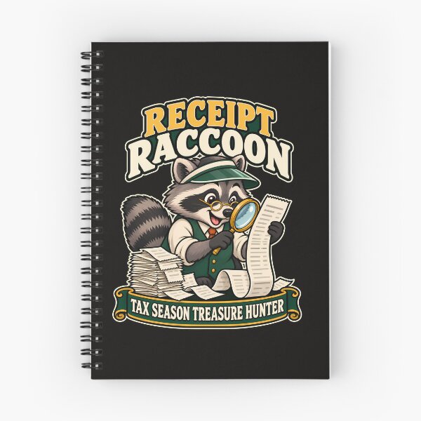 Item preview, Receipt Raccoon – Funny Tax Season Accountant  designed and sold by MiSuPa Studio.