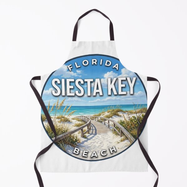 Item preview, Insignia redonda de dunas de avena marina de Siesta Key, Florida designed and sold by DetourDgn.
