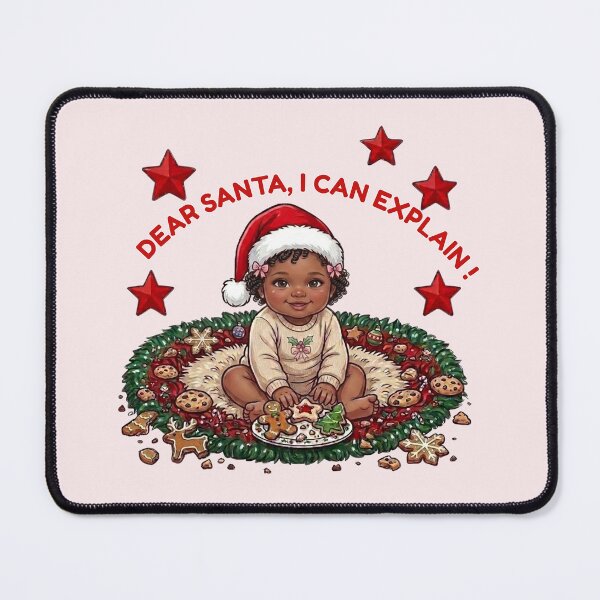 Item preview, Dear Santa I Can Explain Baby Girl Dark designed and sold by The-NOKU-Co.