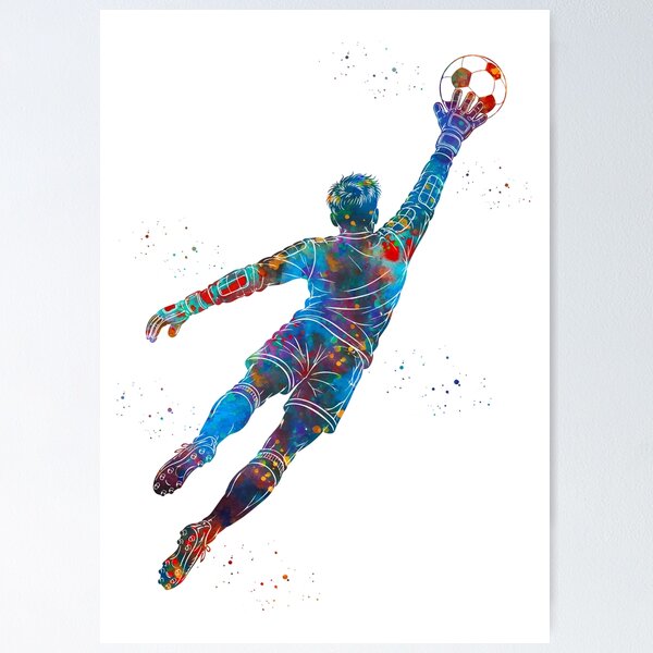Item preview, Male Soccer Goalie designed and sold by Liededrom..