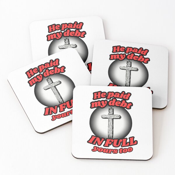 Item preview, Crist paid all our debts here on the cross. designed and sold by Alsstuff.