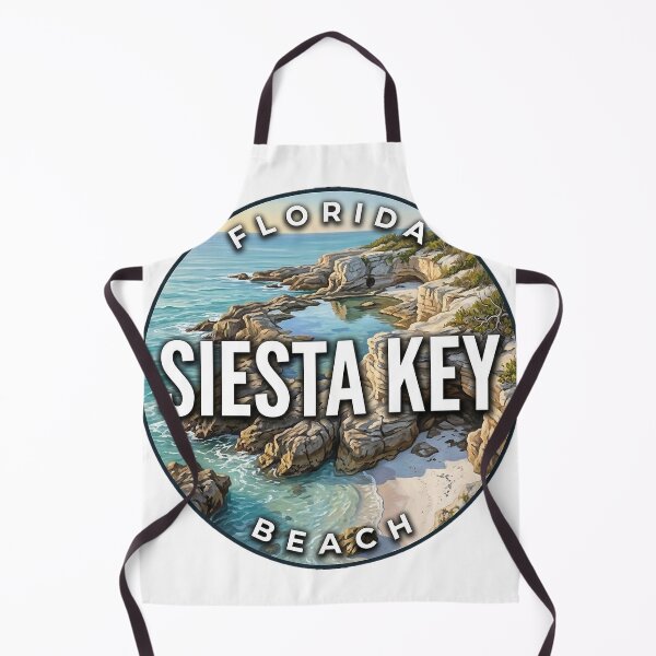 Item preview, Siesta Key Florida Point of Rocks Round Badge Sticker designed and sold by DetourDgn.