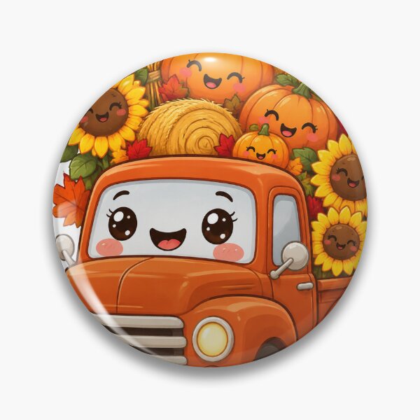 Item preview, Cute Thanksgiving Pickup Truck Pumpkins designed and sold by porchswings.