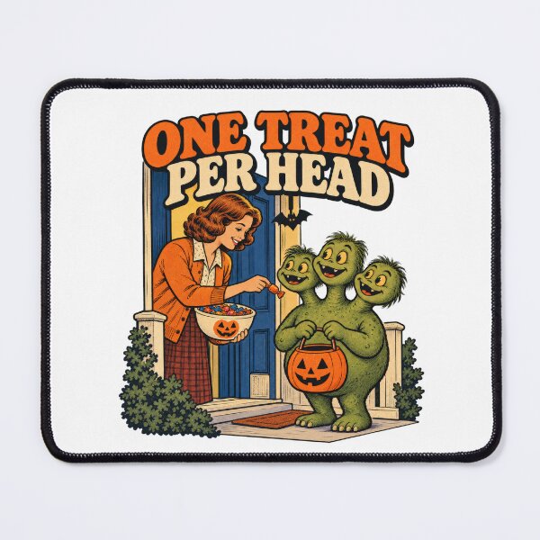 Item preview, ONE TREAT PER HEAD designed and sold by Pixdot.