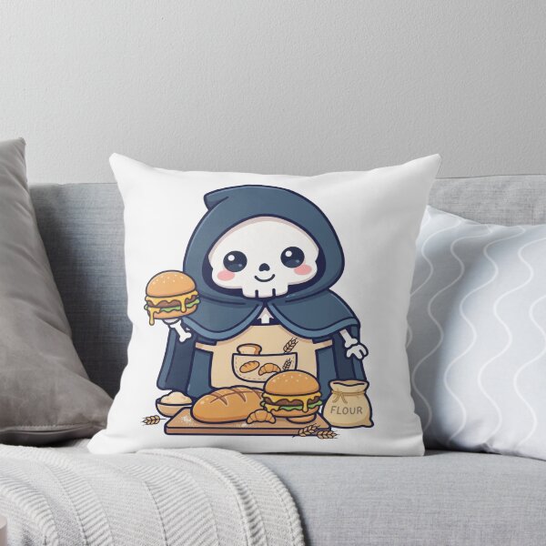 Item preview, Cute Grim Reaper Burger Chef Bakery designed and sold by ThePrintArt.