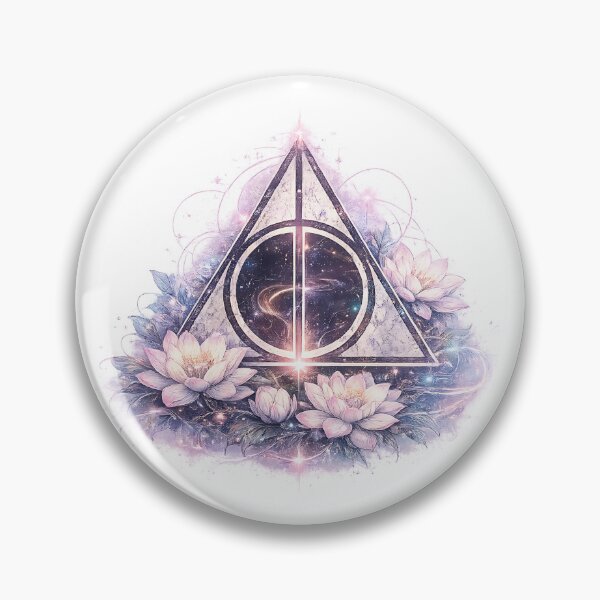 Item preview, Mystical Deathly Hallows Lotus Design purple designed and sold by Slame Graphic Studio.
