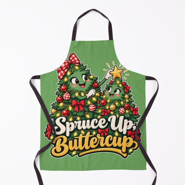 Item preview, Spruce Up, Buttercup – Cute Christmas Trees Decorating designed and sold by Searching ideas.