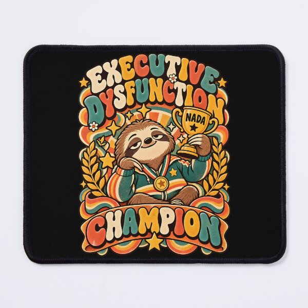 Item preview, Executive Dysfunction Champion retro 70s designed and sold by Win Hardy.