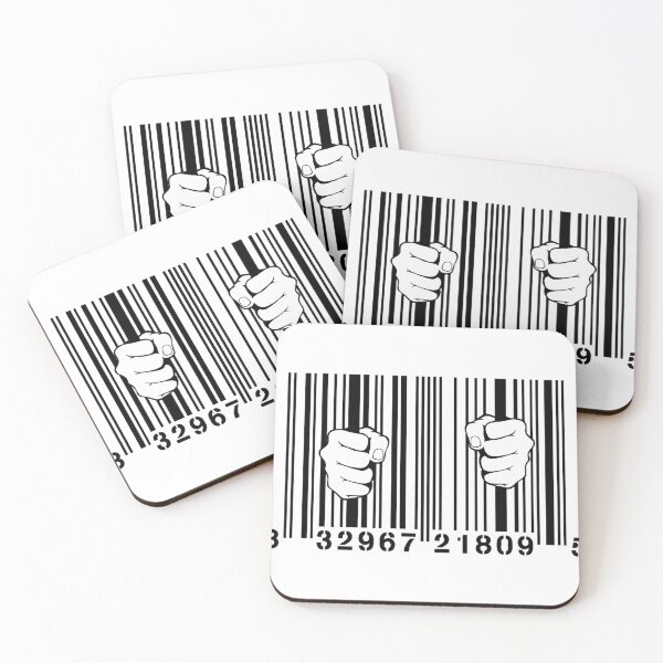 Item preview, Captured By Consumerism UPC Barcode Prison designed and sold by SavanSta.