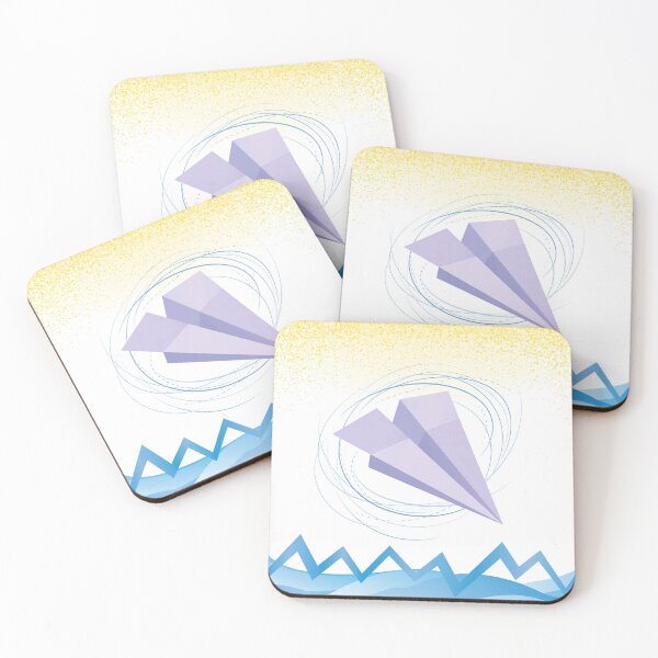 Item preview, Minimalist Paper Plane Blue Gradient designed and sold by LuxAir.
