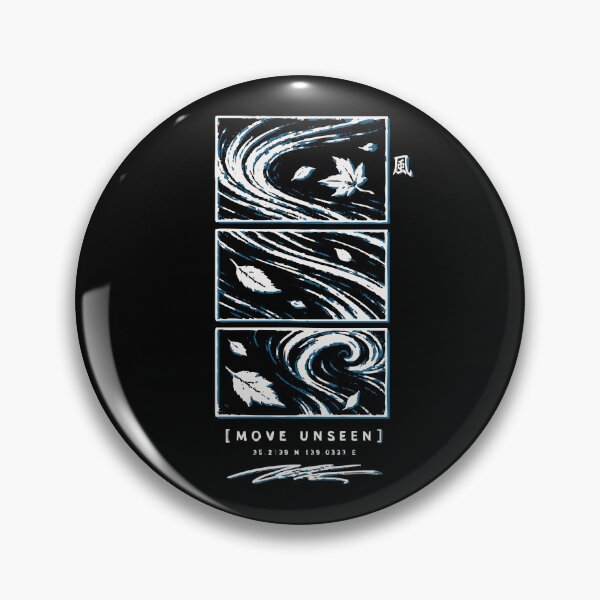 Item preview, Kaze Move Unseen - Wind Kanji Woodblock Triptych designed and sold by WAVE-JP.