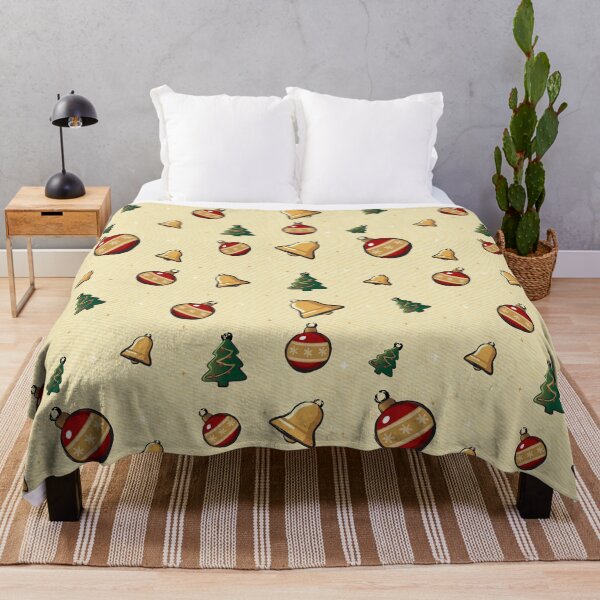 Item preview, Christmas Ornaments Seamless Pattern On Cream Background designed and sold by Jeffrey-Jeffrey.