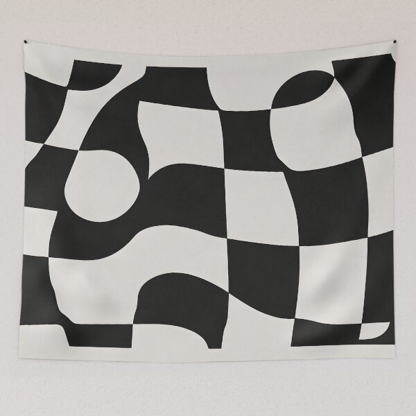 Item preview, Monochrome Flow | Black and White Abstract Art designed and sold by Underdott.