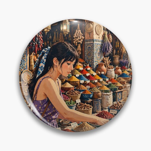Item preview, MOROCCO - Magical Marrakech - Colorful Souk designed and sold by DibujandoPorfa.