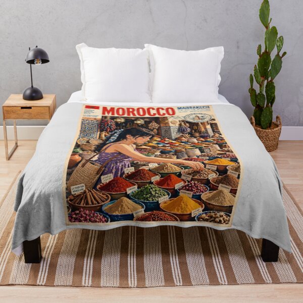 Item preview, MOROCCO - Magical Marrakech - Colorful Souk designed and sold by DibujandoPorfa.