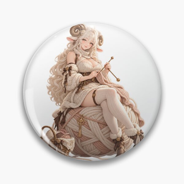 Item preview, Woolly Daydreams – Cozy Anime Sheep Girl designed and sold by Christian Weiss.