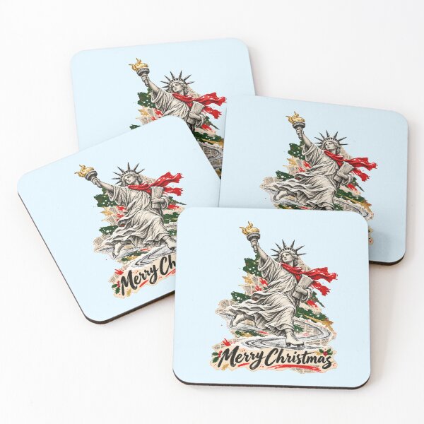 Item preview, Freedom skates through snow and Christmas motifs designed and sold by Honu2025.