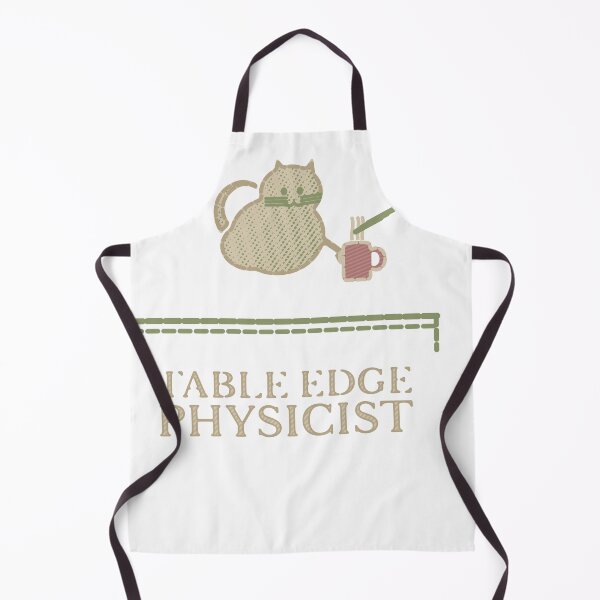Item preview, Table Edge Physicist Funny Cat Lover Coffee designed and sold by PhoenixTShirtz.