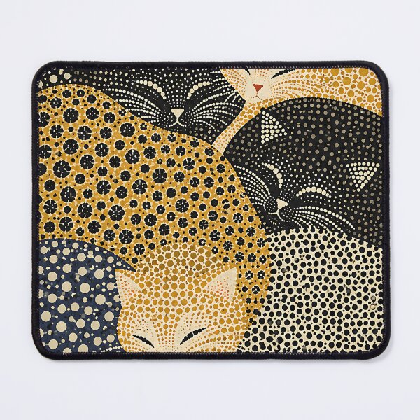 Item preview, Polka Dot Cats - Japanese Sleeping Cat Festival Art designed and sold by artswag.