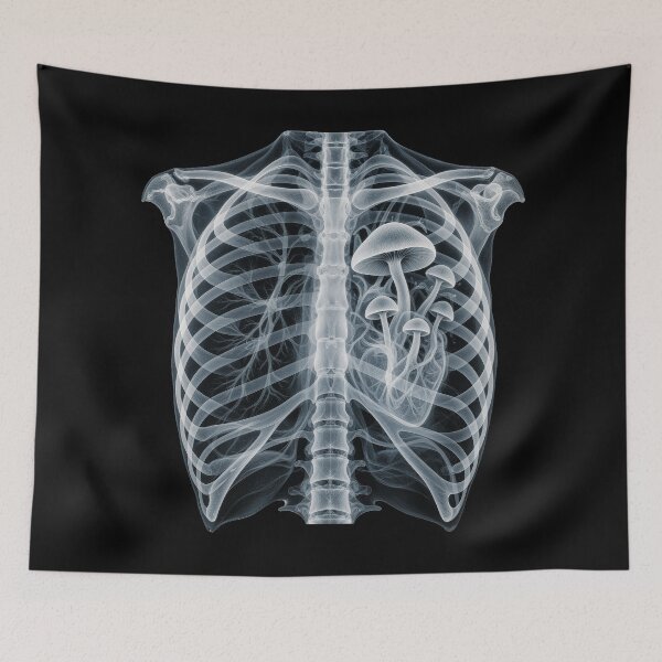 Item preview, Mushroom at Heart, Fungi Chest X-Ray designed and sold by wildlifethings.