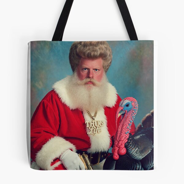 Item preview, Weird Santa Christmas Card designed and sold by Wholly Inappropriate Greetings Cards.