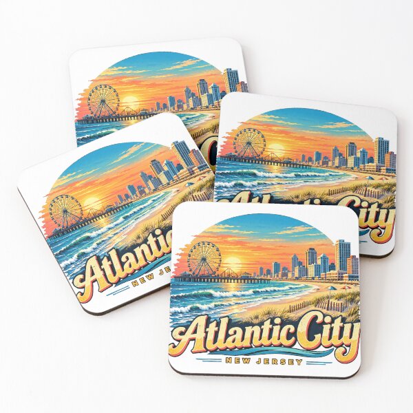Item preview, Vintage Atlantic City New Jersey Travel Souvenir Landmark Gift designed and sold by MichaeIRellov.