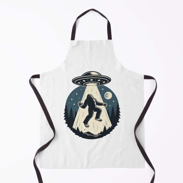 Item preview, Funny Bigfoot UFO Abduction Design with Sasquatch and Aliens for Cryptozoology Fans ⭐⭐⭐⭐⭐ designed and sold by Cabowman.