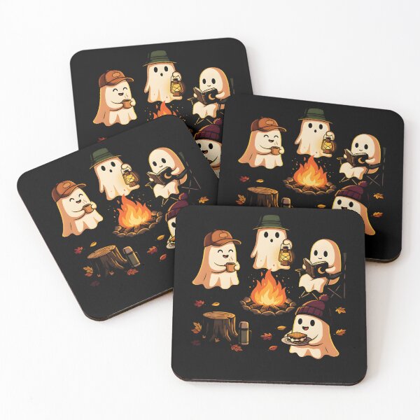 Item preview, Cozy Ghosts Camping at a Campfire designed and sold by Reswopkiser.