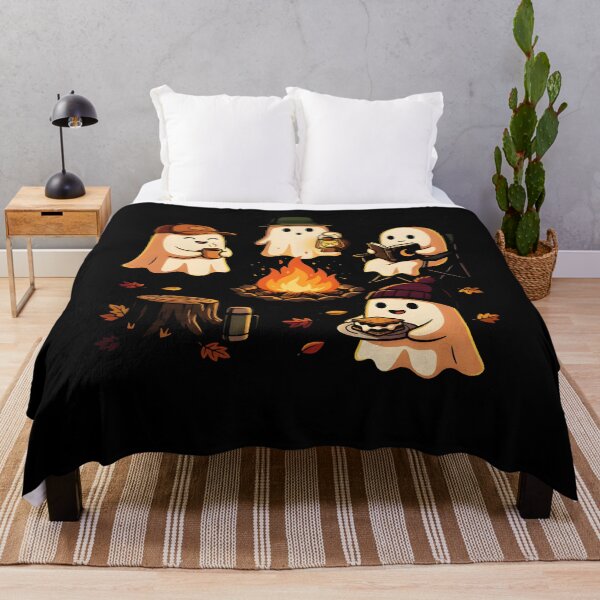 Item preview, Cozy Ghosts Camping at a Campfire designed and sold by Reswopkiser.