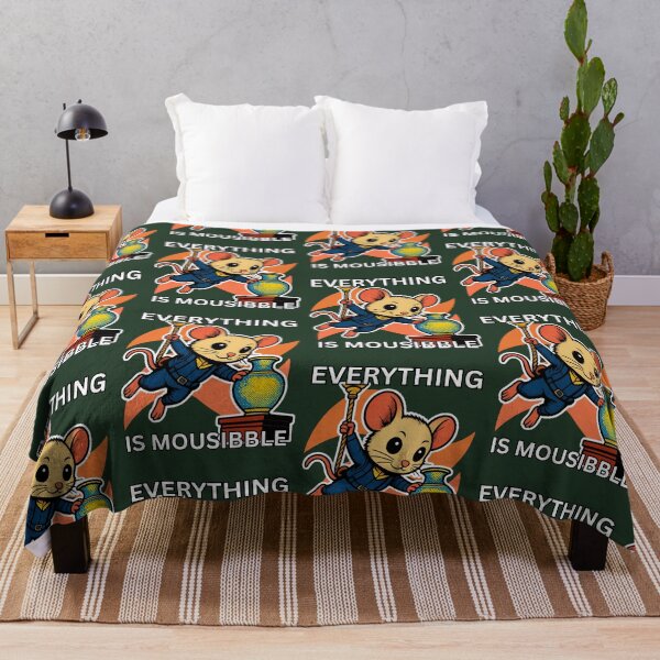 Item preview, Everything Is Mousibble – Funny Mouse Museum Heist Oversized T-Shirt designed and sold by ONTCdesign.