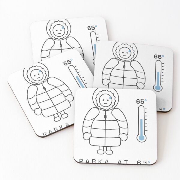 Item preview, Parka At 65 Degrees Funny Cold Weather designed and sold by PhoenixTShirtz.
