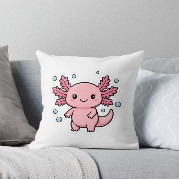 Item preview, Smiling Axolotl — Regrowth & Resilience Sticker (Neuroscience) designed and sold by CalderVeritas.