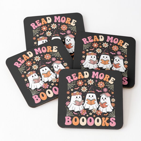 Item preview, Read More Booooks Retro Ghost Librarian Halloween designed and sold by atticzimme.