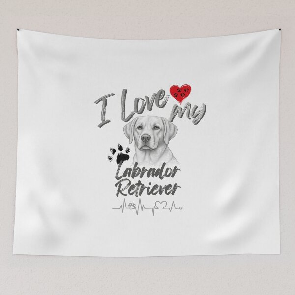 Item preview, I love my Labrador Retriever  designed and sold by iRenza.