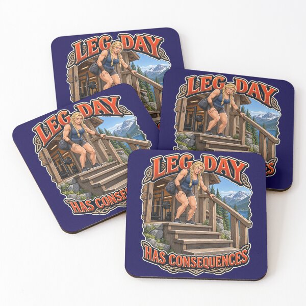 Item preview, Leg Day Has Consequences – Viking Gym Humor designed and sold by GENX-AUTISM-DAD.
