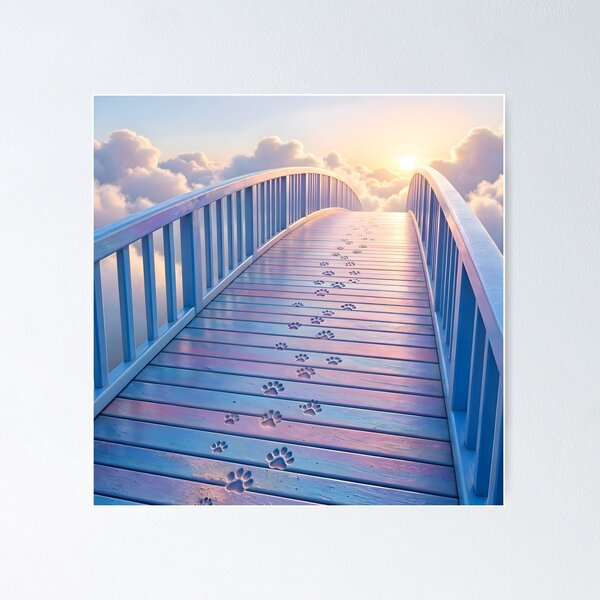 Item preview, Rainbow Bridge for Pets designed and sold by Sybille-Yates.