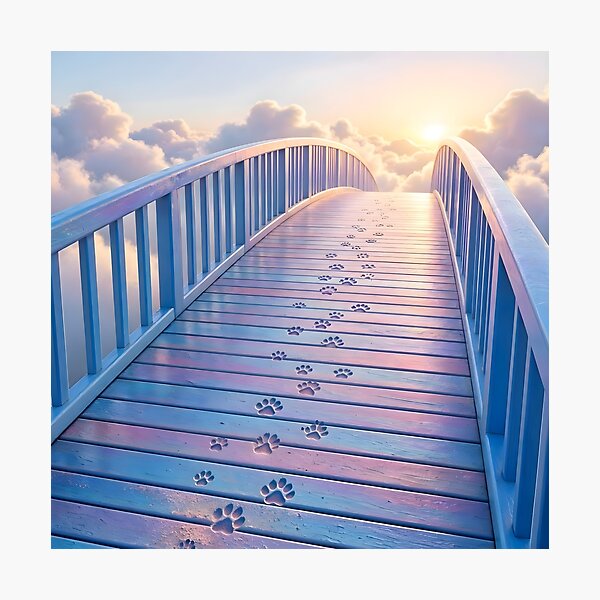 Item preview, Rainbow Bridge for Pets designed and sold by Sybille-Yates.