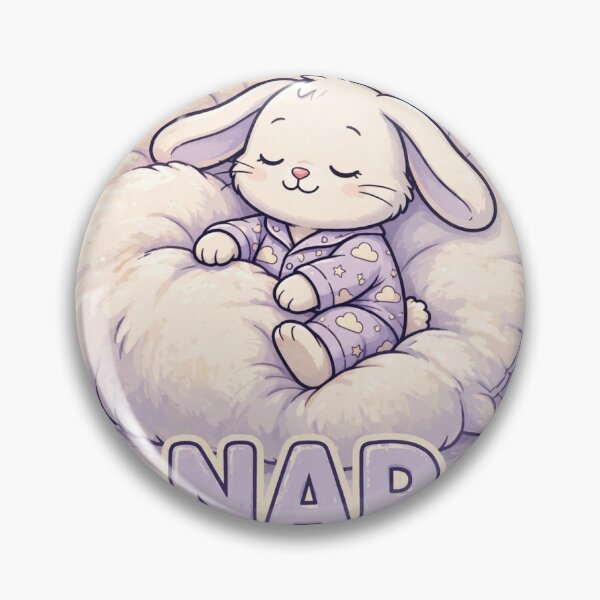 Item preview, Nap Queen Funny Wall Art | Sleepy Bunny Pajamas Cute Bedroom Decor Print designed and sold by jay1229.