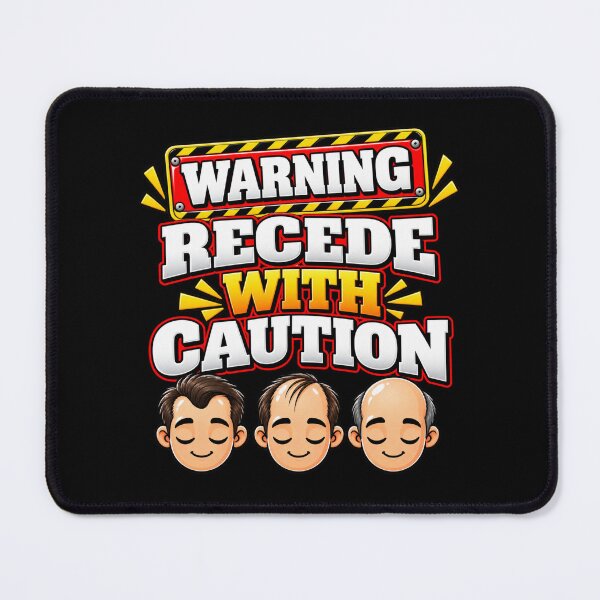 Item preview, Warning Recede With Caution II – Funny Balding Men Hair Loss Humor designed and sold by signshirtz.