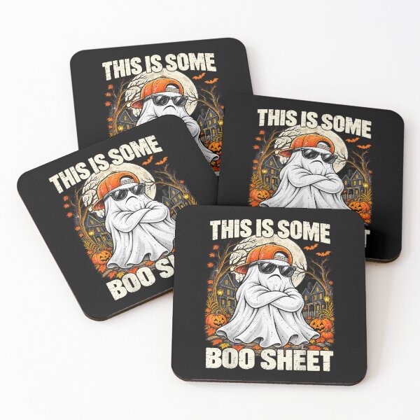 Item preview, Funny Halloween Boo Ghost Sunglasses This is Some Boo Sheet designed and sold by Daisy Grimes.