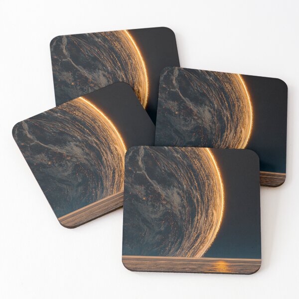 Item preview, Giant Planet Above a Lonely Ocean designed and sold by codex401.